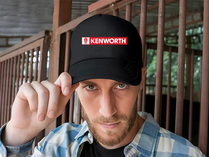 Gorra Trucker Kenworth Trailero Camionero Negro Ajustable Kenworth