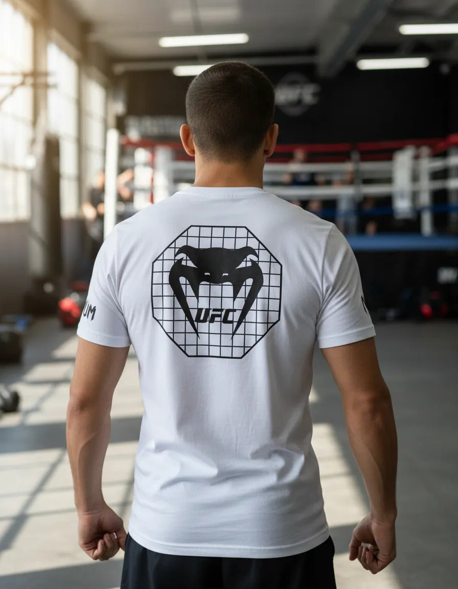 Playera Algodón Ufc Venum Octa Mma Box Muay Thai Kick Boxing