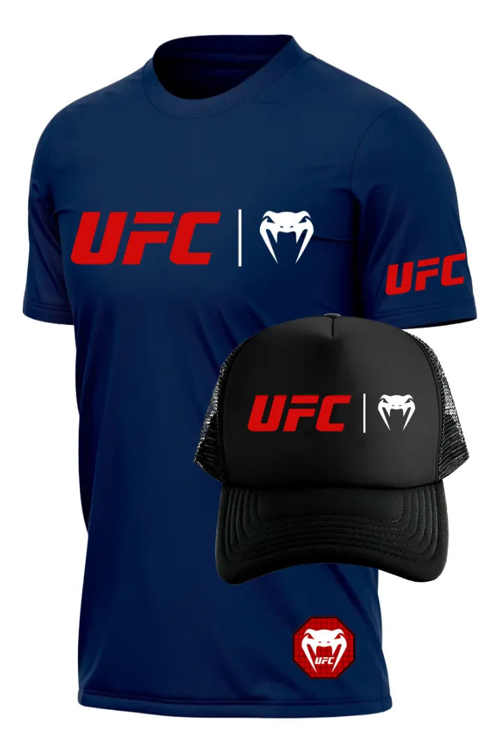 Playera Y Gorra Ufc Venum Mma Box Bjj