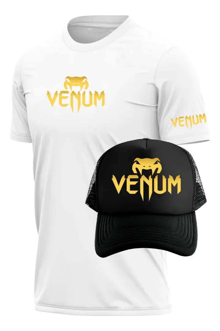 Ufc Playera Y Gorra Venum Ufc Mma Box Muay Thai Kick Boxing