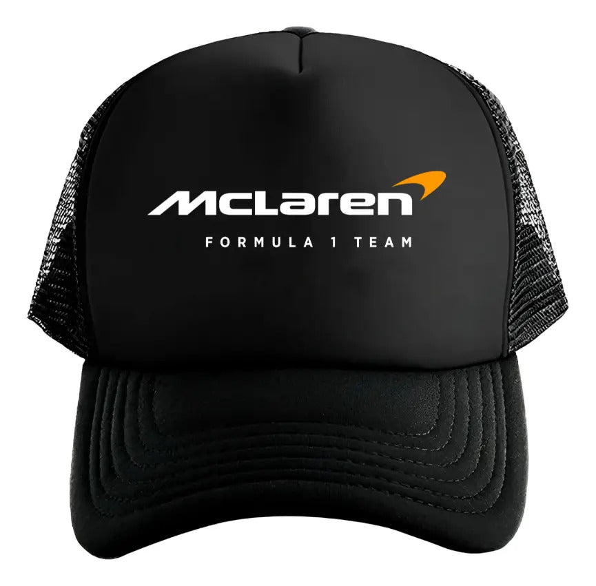 Gorra Mclaren Formula 1 Team F1 Automovilismo Vehículo Coche Negro Ajustable Mclaren F1