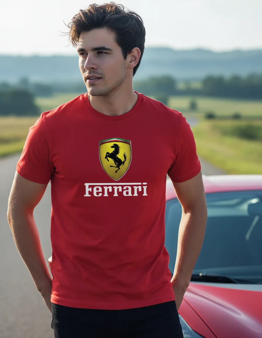 Playera Ferrari Coche Vehículo Automovilismo Formula 1 F1