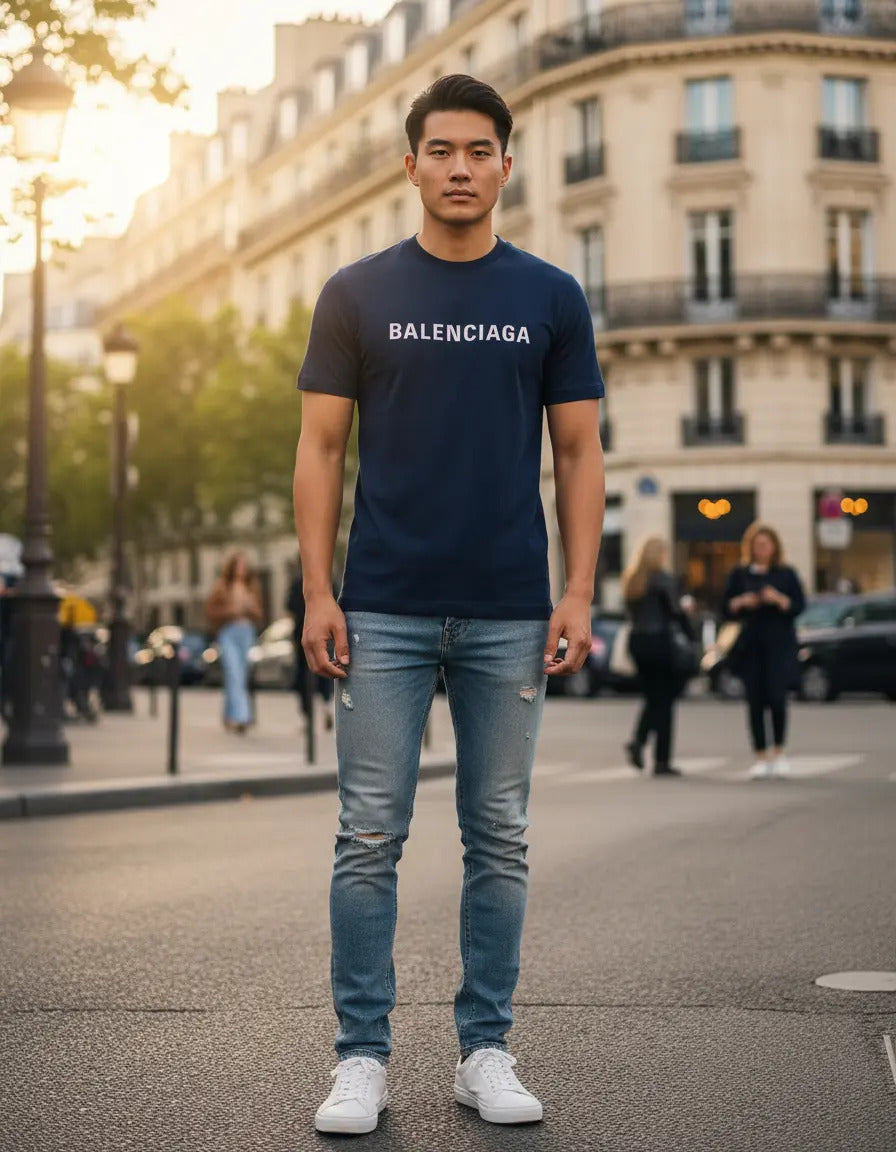 Playera Balenciaga Moda Aesthetic Actualidad Moderno