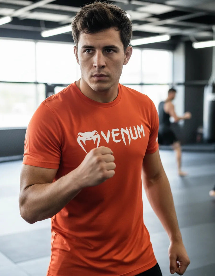 Playera Deportiva Venum Ufc Classic Mma Box Muay Thai Kb Bjj