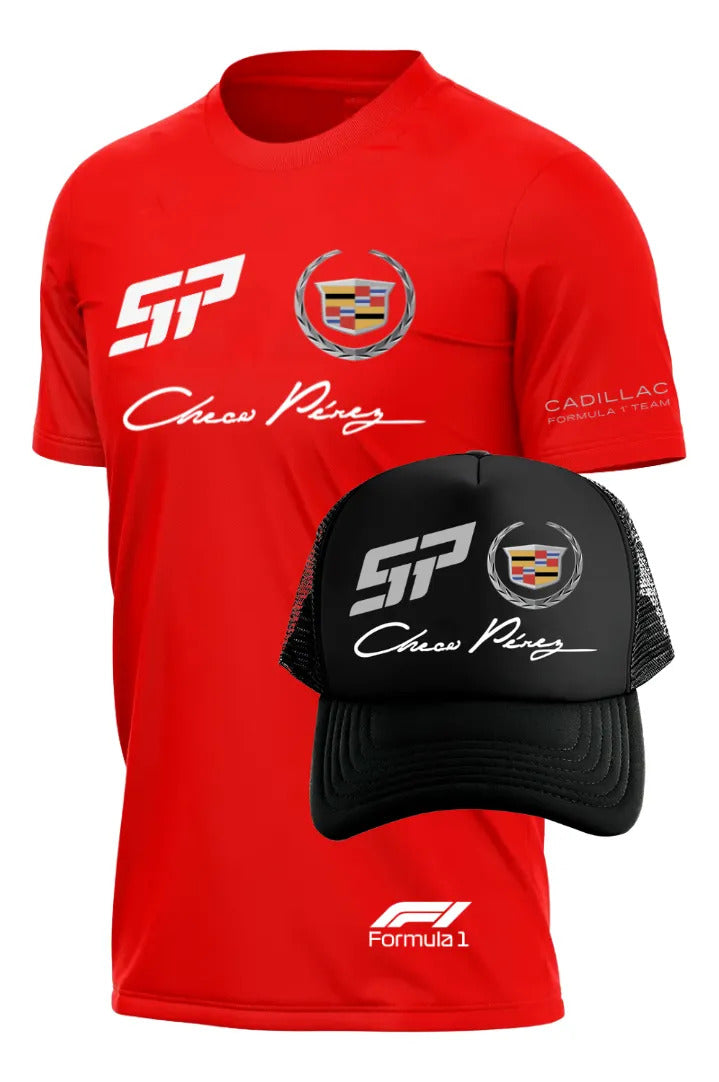 Playera Y Gorra Cadillac Formula 1 Team F1 Automovilismo