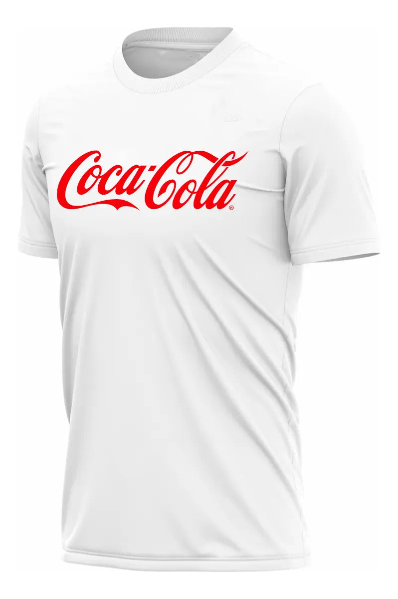 Playera Coca Cola Refresco Soda Bebida Blanco Logo M