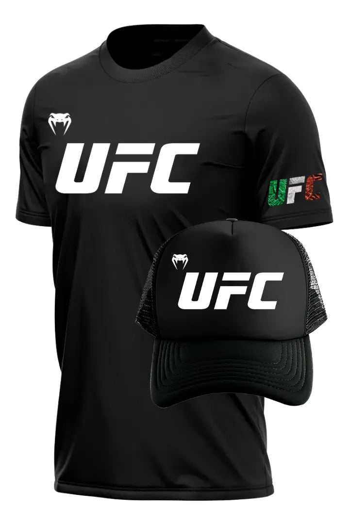 Ufc Playera Y Gorra Ufc Mma Box Muay Thai Kick Boxing Bjj