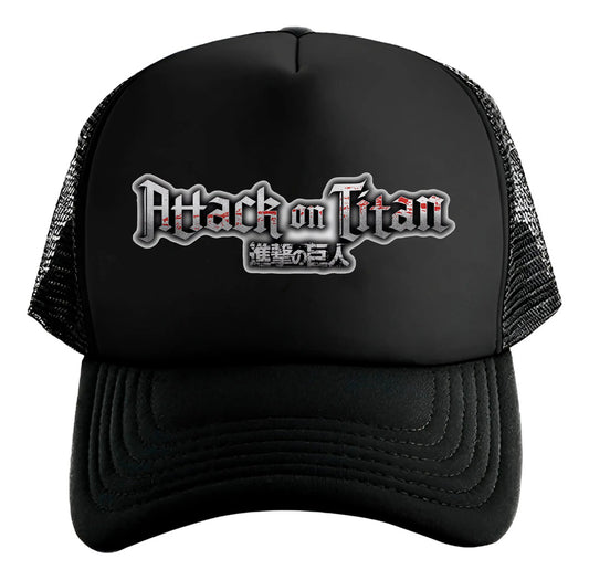 Gorra Attack On Titan Shingeki No Kyojin Anime Negro Ajustable Aot