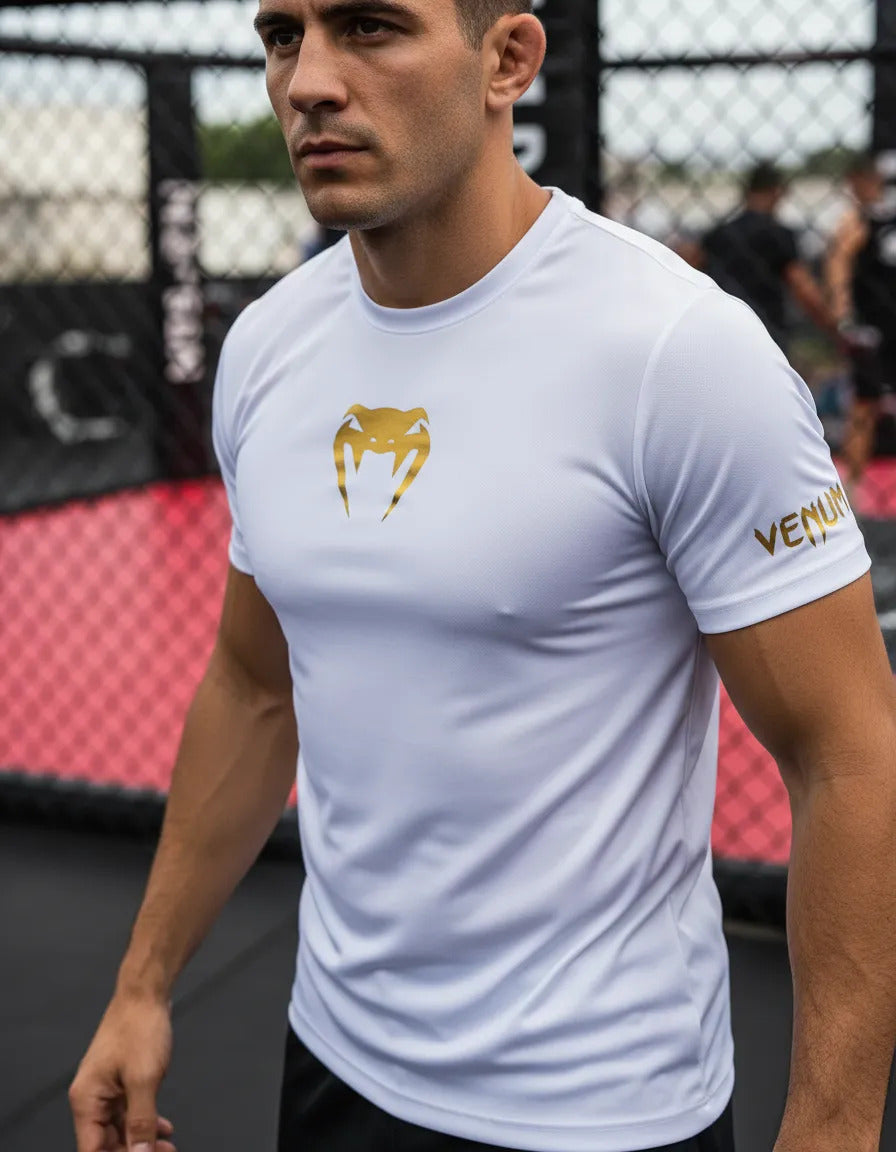 Ufc Playera Deportiva Venum Ufc Mma Box Muay Thai Kb Bjj Tkd