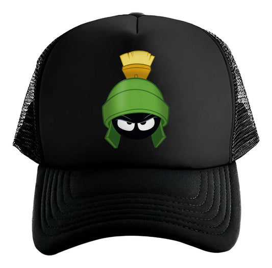 Gorra Marvin El Marciano Looney Tunes Warner Bros Negro Ajustable Marvin