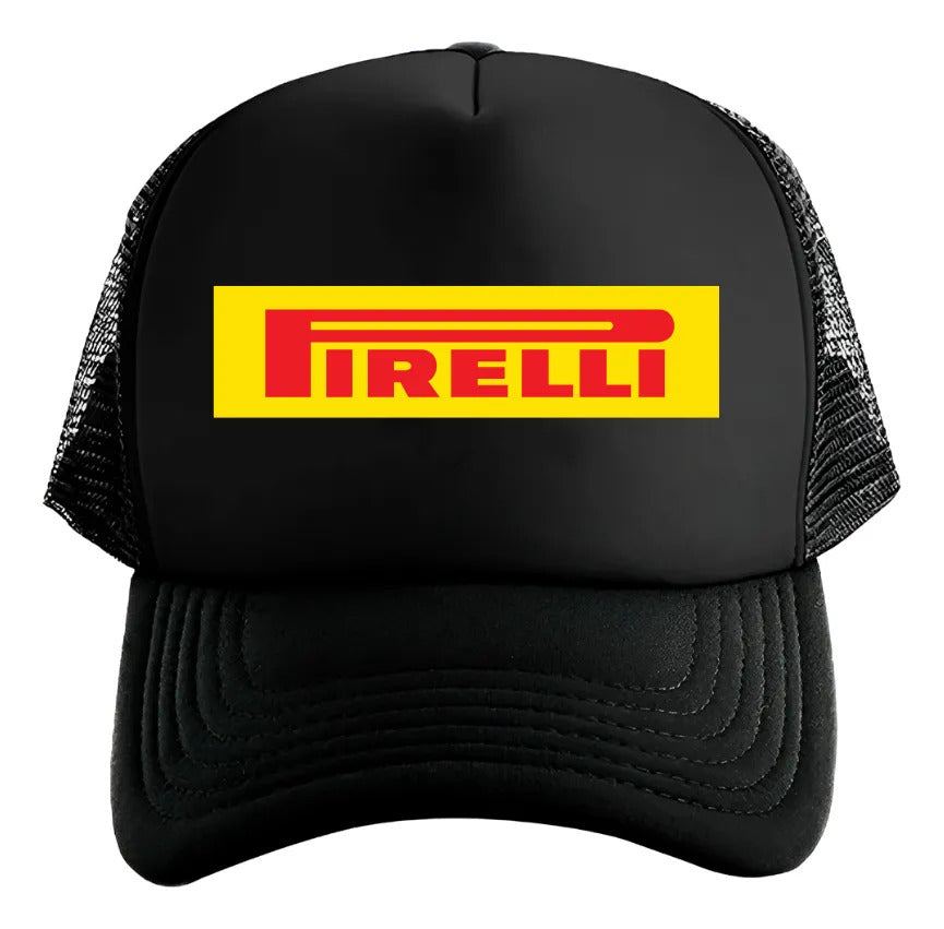 Gorra Pirelli Formula 1 Automovilismo Vehículo Coche Negro Ajustable Ñ Clásico