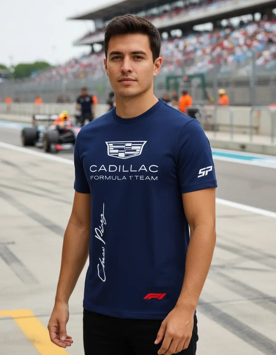 Playera Cadillac Formula 1 Team Sergio Checo Pérez F1 Piloto