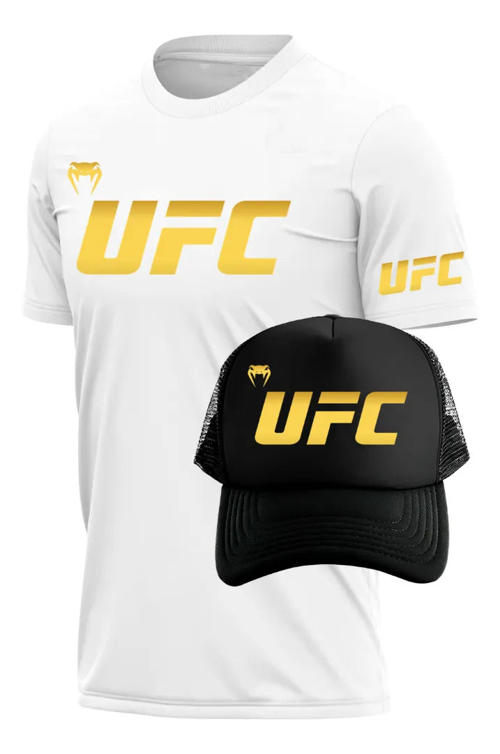 Ufc Playera Y Gorra Ufc Mma Box Muay Thai Kick Boxing Bjj
