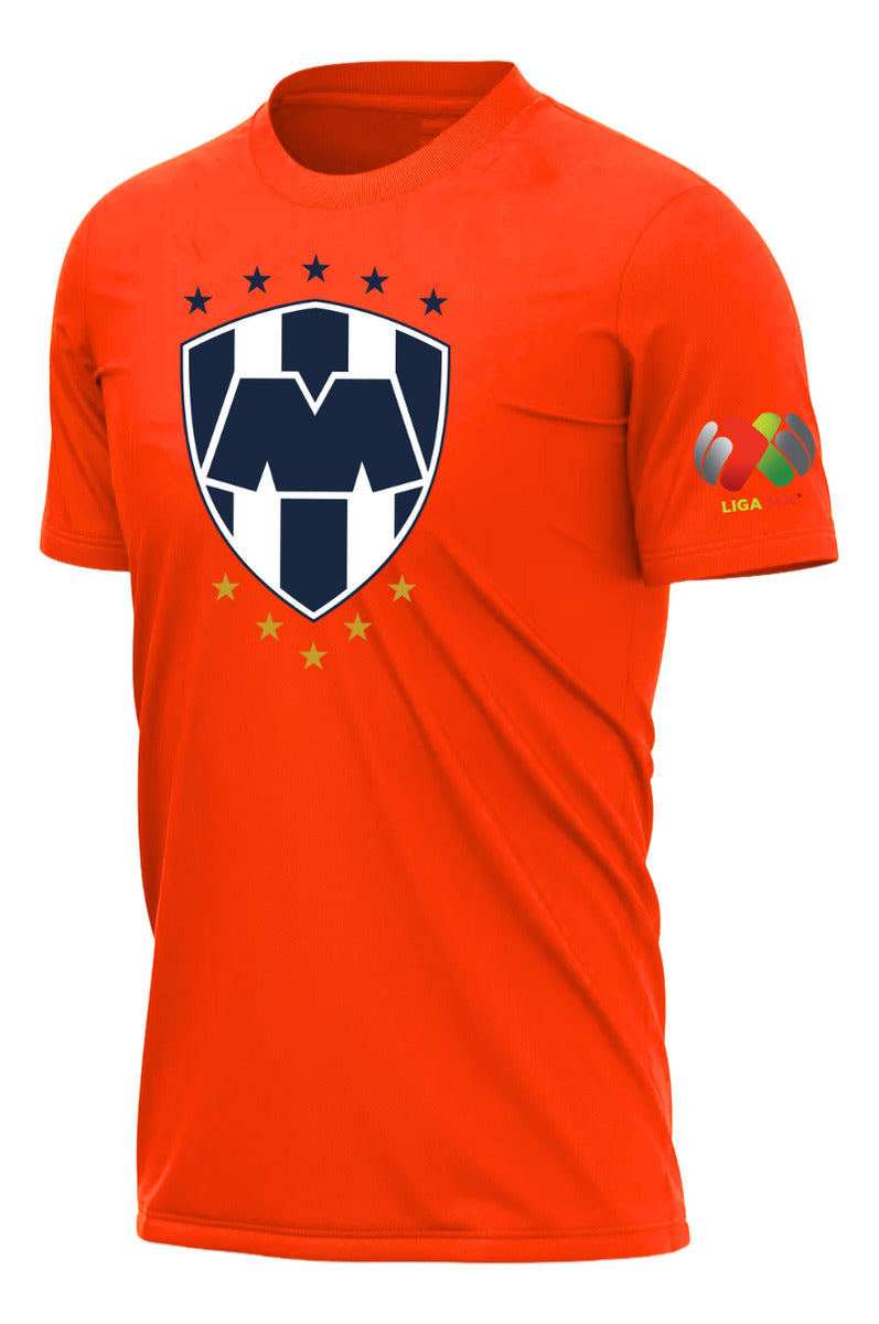 Playera Monterrey Rayados Mty Fútbol Club Liga Mx Soccer
