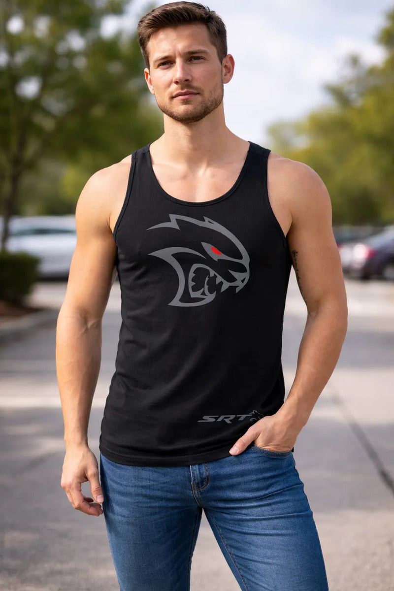 Playera Sin Mangas Hellcat Srt Dodge Charger Automovilismo