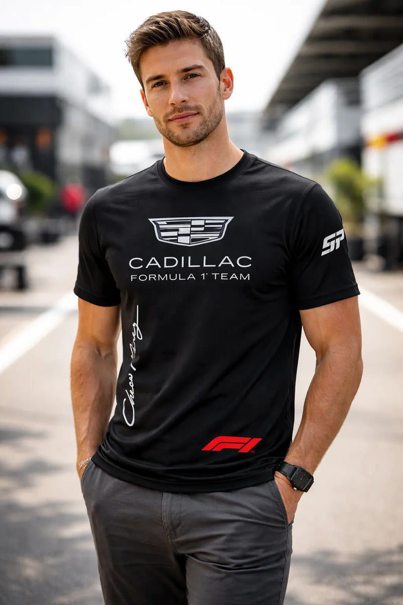 Pack Playera Sudadera Gorra Mochila Cadillac Formula 1 Team