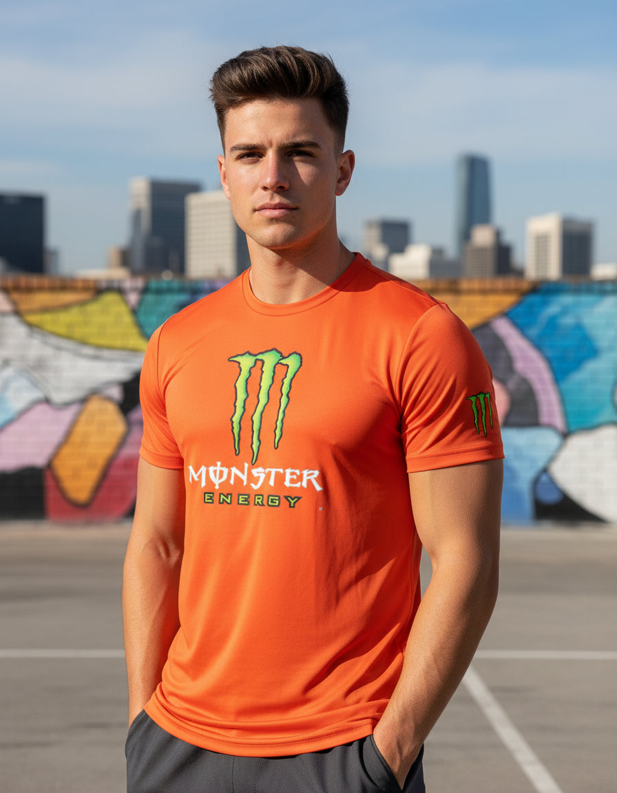 Playera Monster Energ Giant Ufc Mma Box Bjj Deportes Gaming