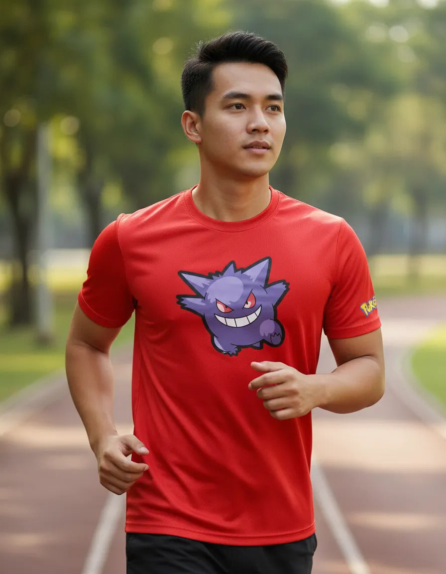Playera Deportiva Pokémon Gengar Pikachu Charmander Squirtle