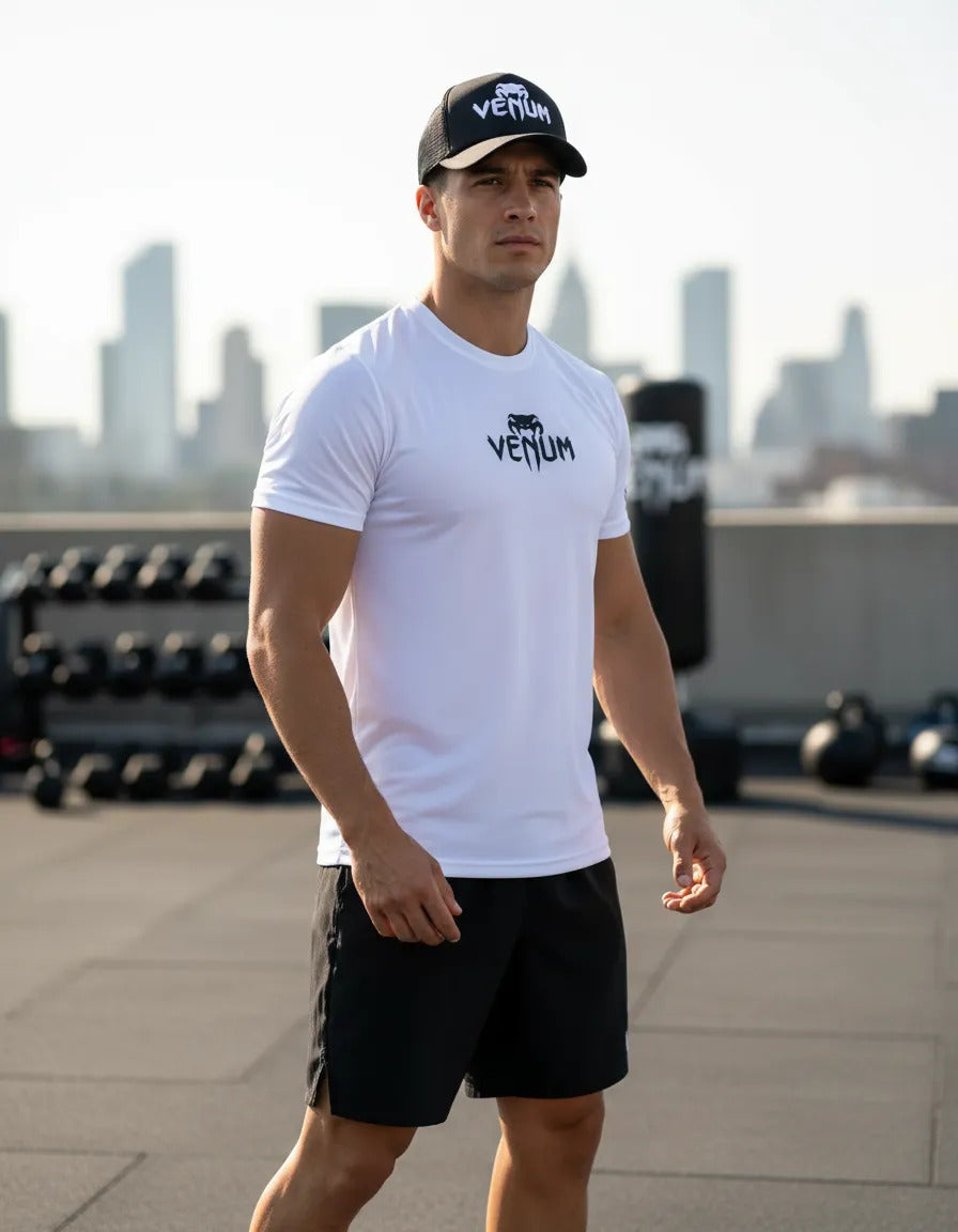 Ufc Playera Y Gorra Venum Ufc Mma Box Muay Thai Kick Boxing