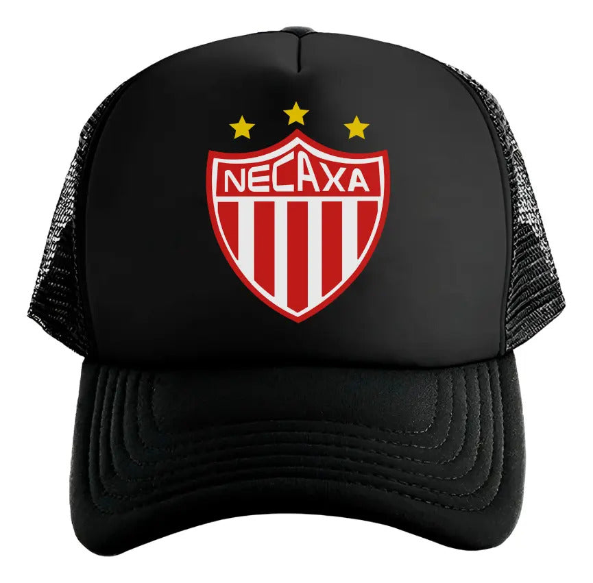 Gorra Necaxa Fútbol Fifa Liga Mx Deportes México Negro Ajustable Necaxa