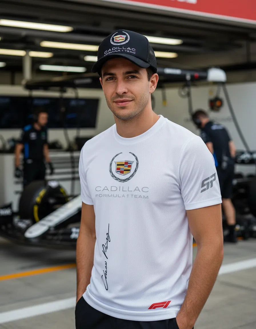 Playera Y Gorra Cadillac Formula 1 Team F1 Automovilismo
