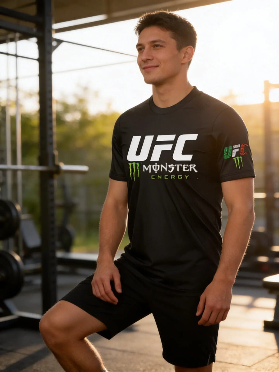 Playera Dry Fit Ufc Monster Energ Mma Box Muay Thai Bjj Kb