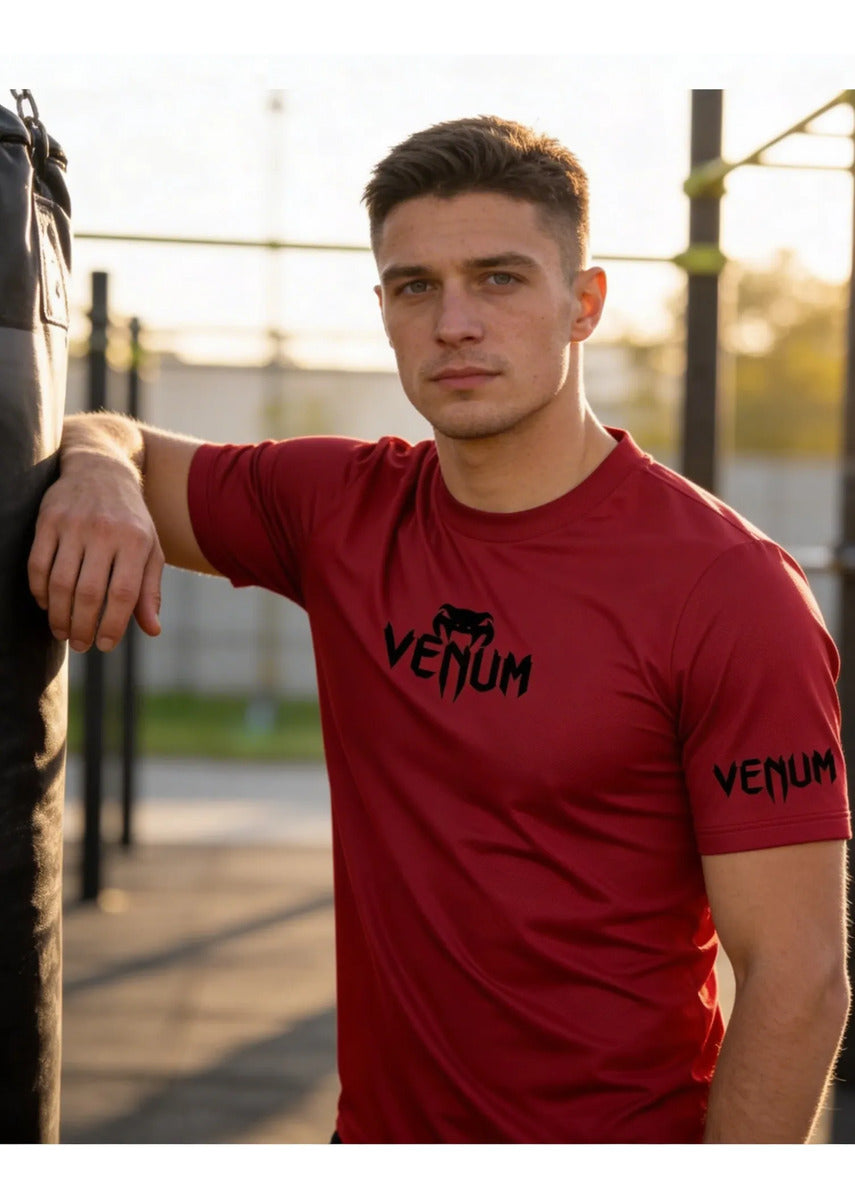 Ufc Playera Deportiva Venum Ufc Mma Box Muay Thai Kb Bjj Tkd