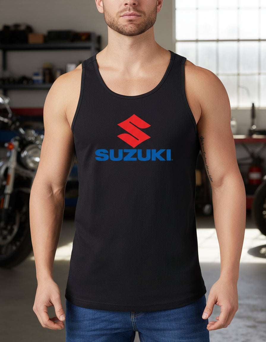 Playera Sin Mangas Suzuki Motos Motogp Automovilismo Carrera