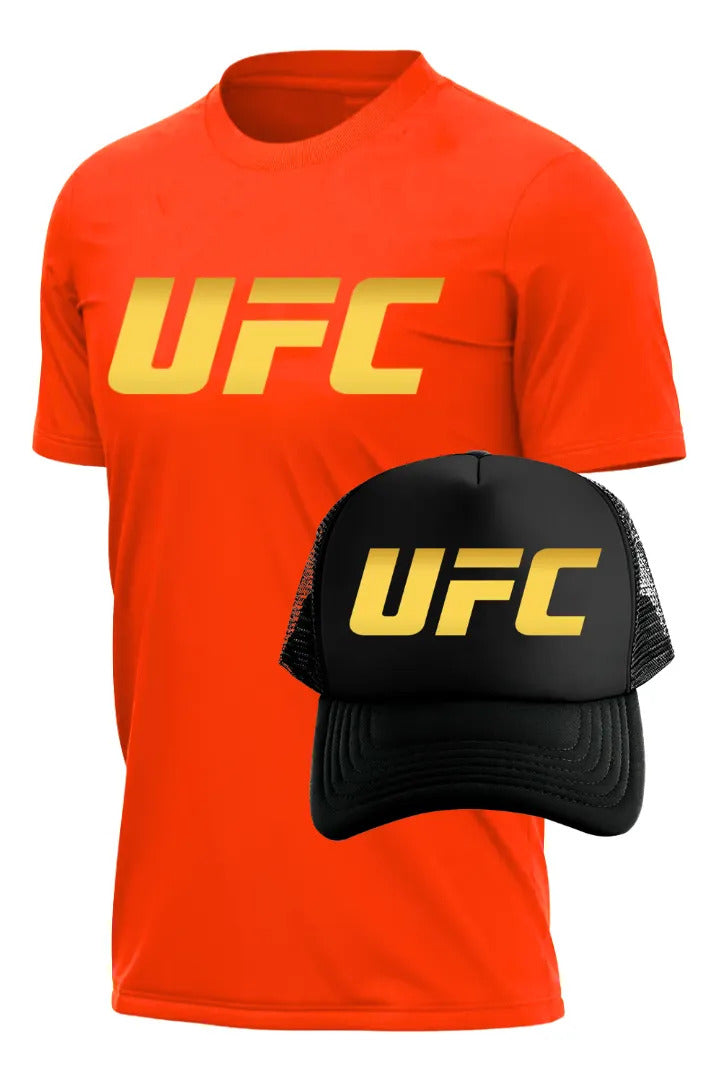 Playera Y Gorra Ufc Ultimate Fighter Championship Mma Box Jj