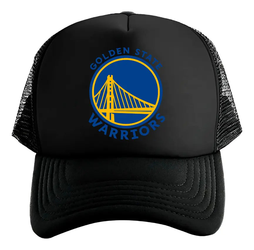 Gorra Golden State Warriors Nba Básquetbol Baloncesto Negro Ajustable Gsw