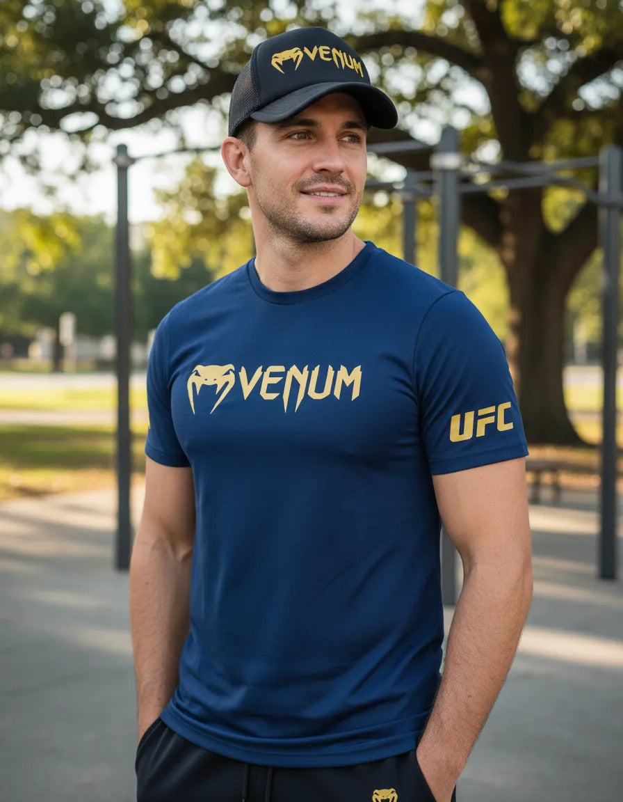 Playera Y Gorra Venum Ufc Classic Mma Box Muay Thai Kb Bjj