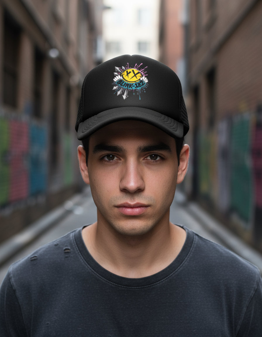 Gorra Blink 182 Música Rock Negro Ajustable B-182