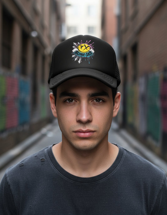 Gorra Blink 182 Música Rock Negro Ajustable B-182