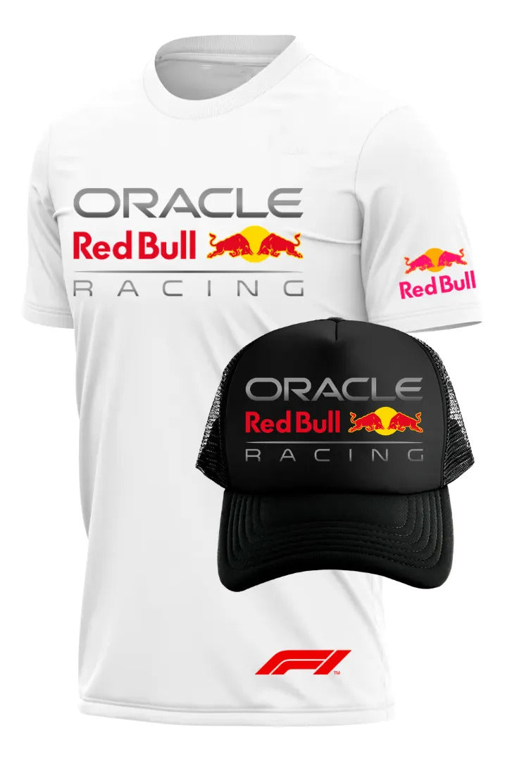 Playera Y Gorra Oracle Red Bull Racing Formula 1 F1 Autos