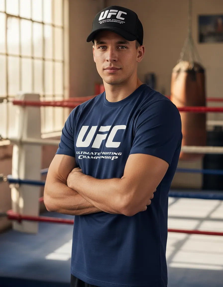 Playera Y Gorra Ufc Ultimate Fighter Championship Mma Box Jj