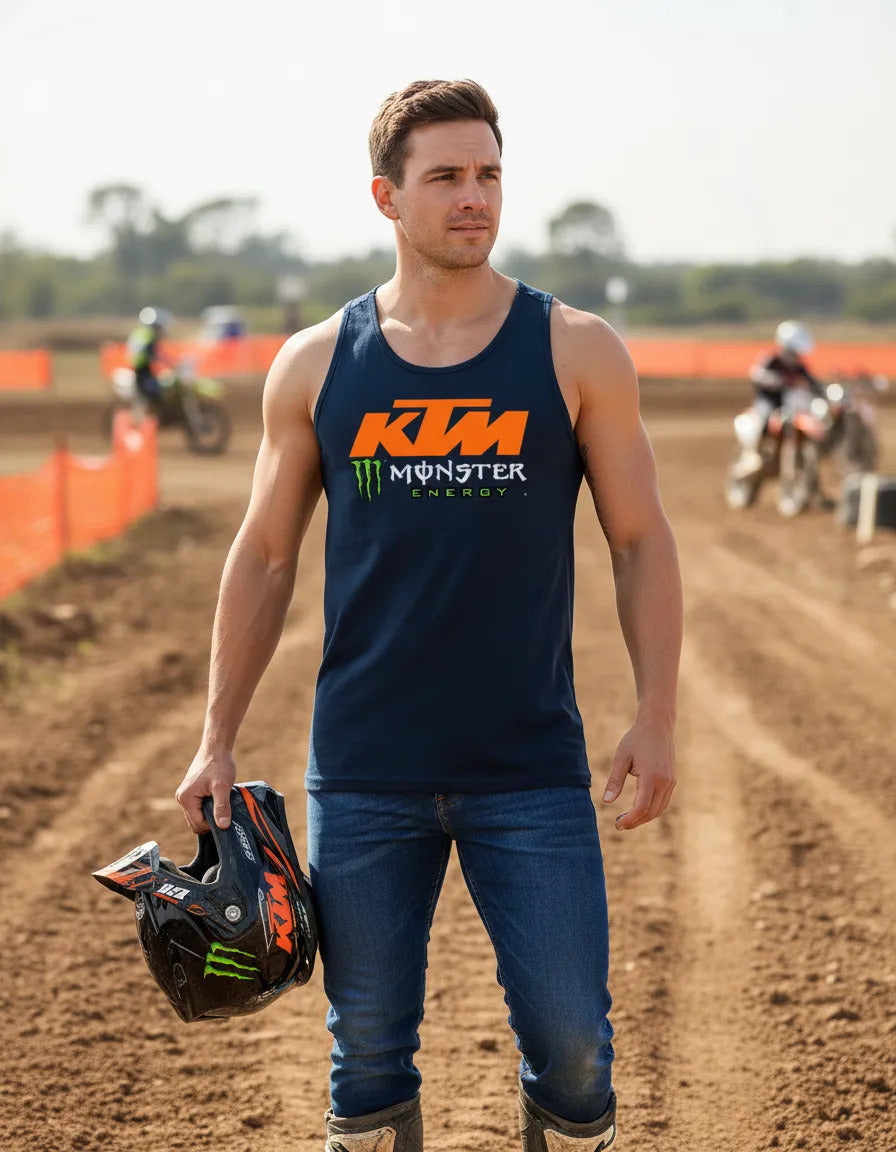 Playera Sin Mangas Ktm Monster Energ Off Road Motocross