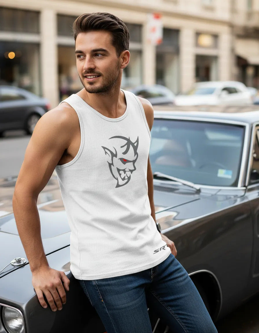 Playera Sin Mangas Hellcat Srt Dodge Charger Automovilismo