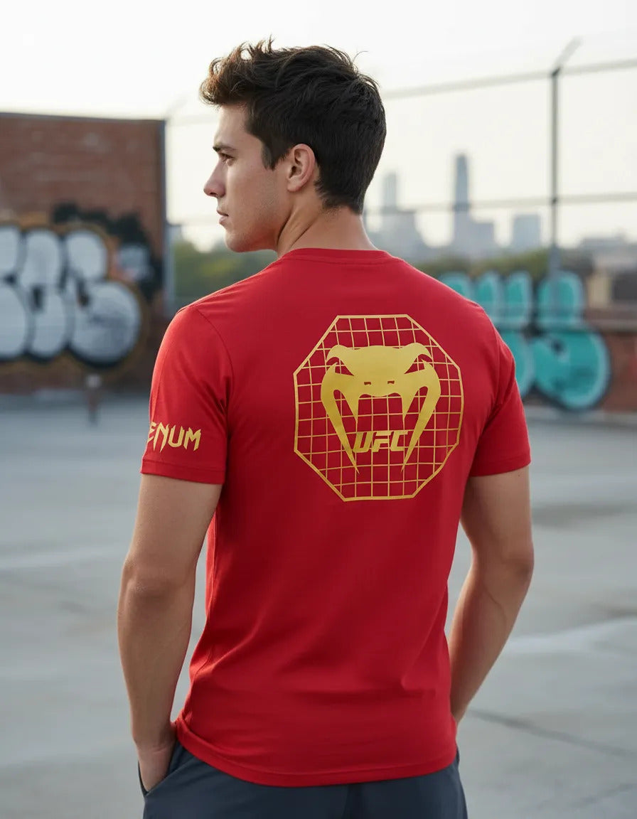 Playera Algodón Ufc Venum Octa Mma Box Muay Thai Kick Boxing