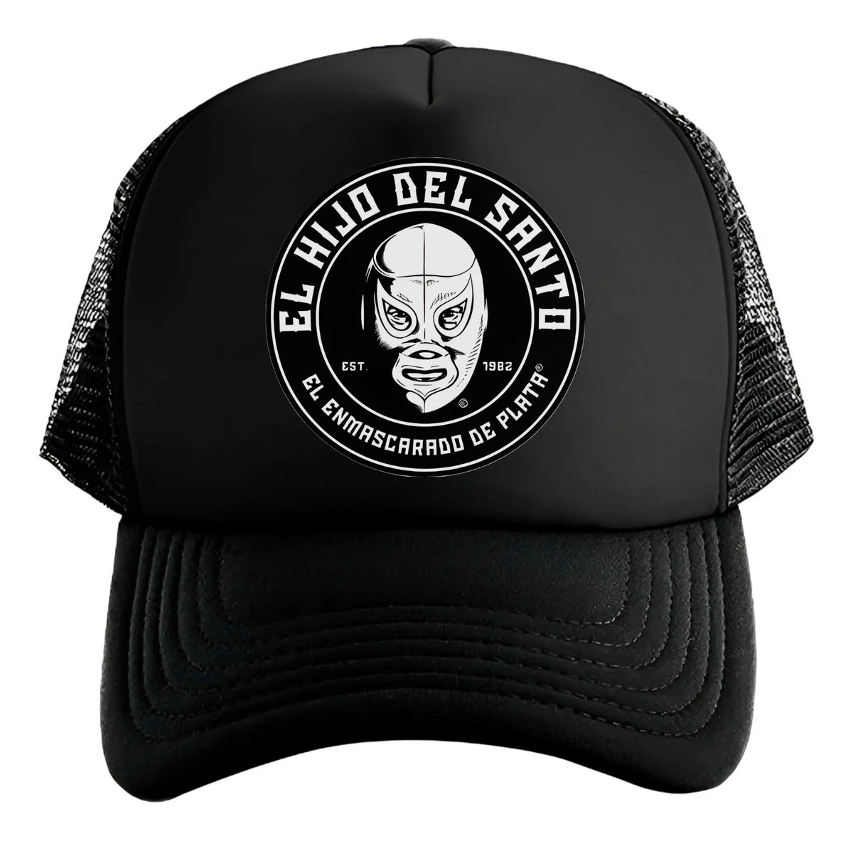 Gorra El Hijo Del Santo Aaa Triple A Wwe Lucha Deportes Negro Ajustable Santo