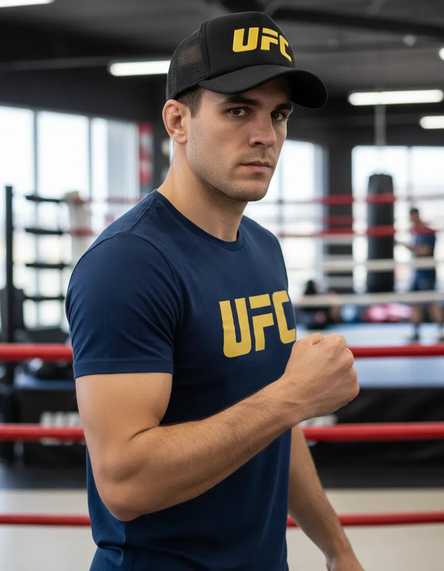 Playera Y Gorra Ufc Ultimate Fighter Championship Mma Box Jj