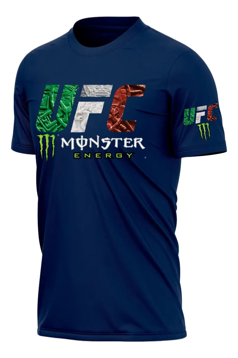 Playera Dry Fit Ufc Monster Energ Mma Box Muay Thai Bjj Kb