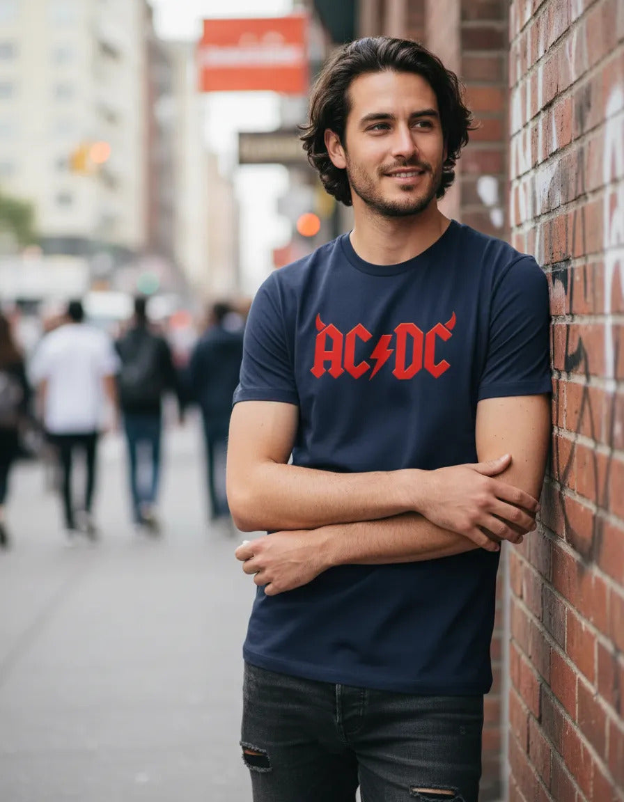 Playera Acdc Música Rock Heavy Metal