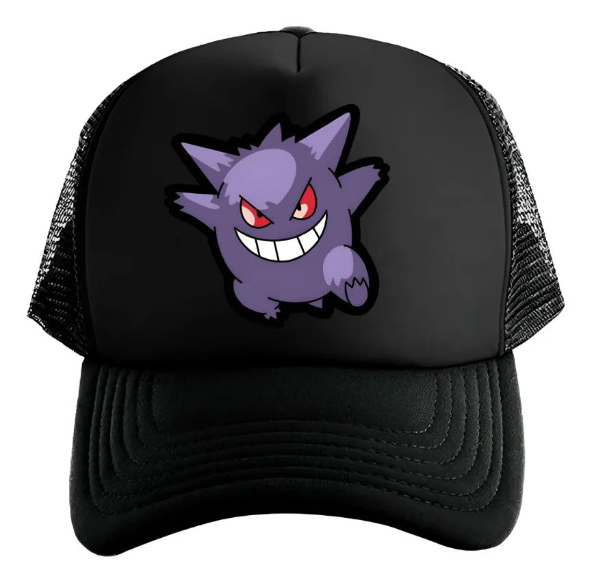 Gorra Gengar Pokémon Pikachu Charmander Bulbasaur Squirtle