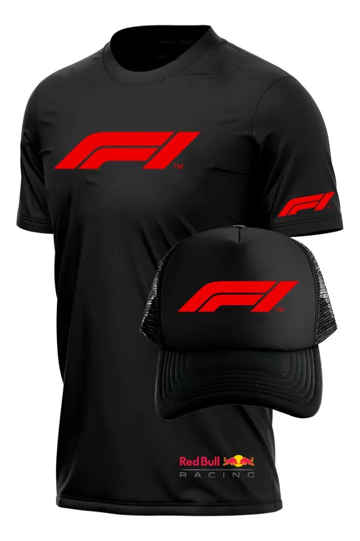 Playera Y Gorra Formula 1 F1 Red Bull Racing Autos