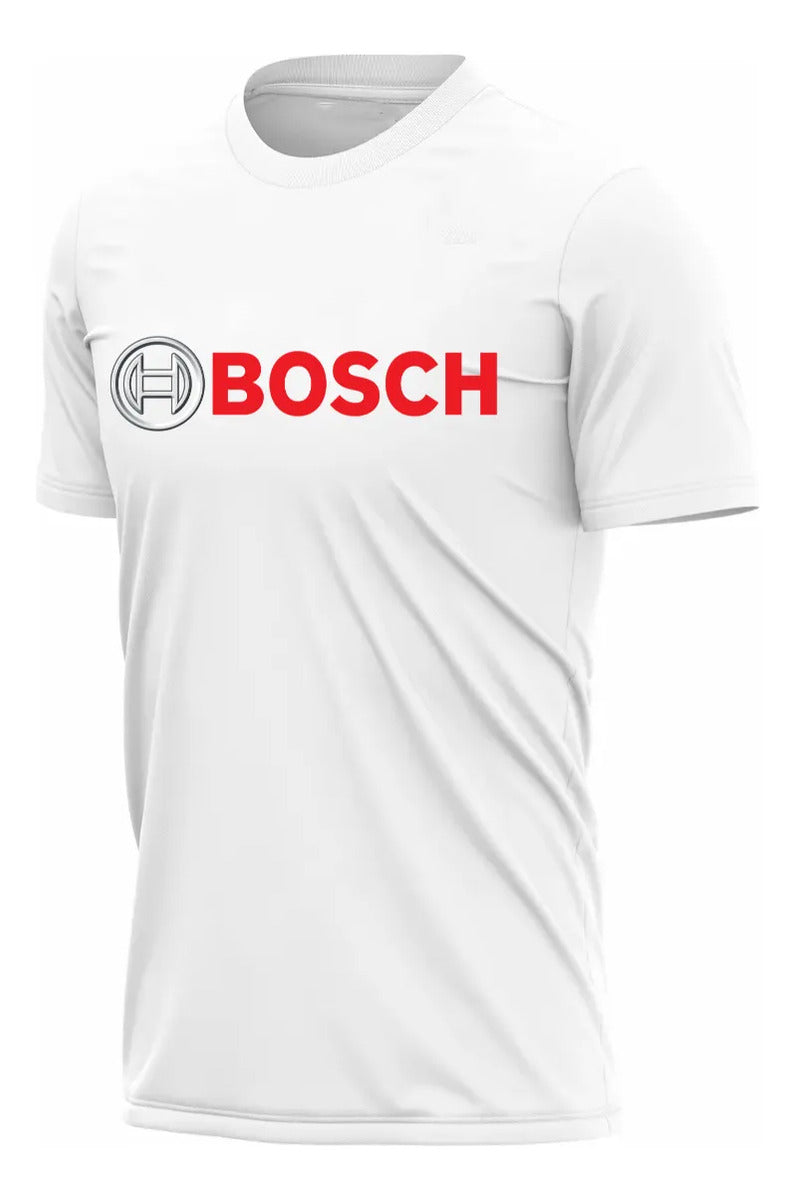Playera Bosch Herramientas Blanco Logo M