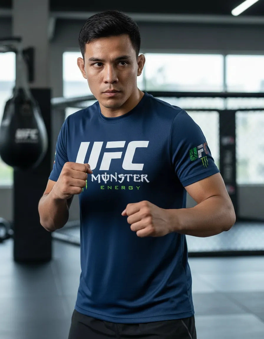 Playera Ufc Monster Energ Mma Box Muay Thai Bjj Kick Boxing