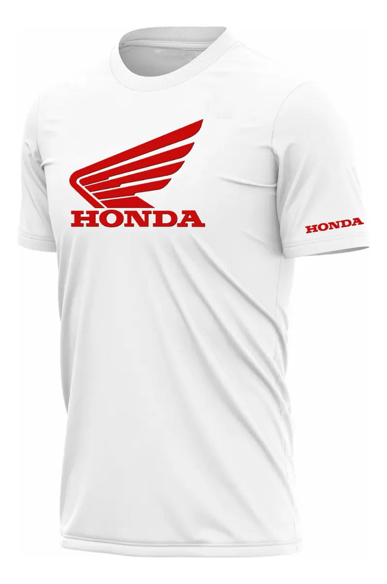 Playera Honda Motogp Moto Motociclismo Formula 1 Indycar Blanco Logo M
