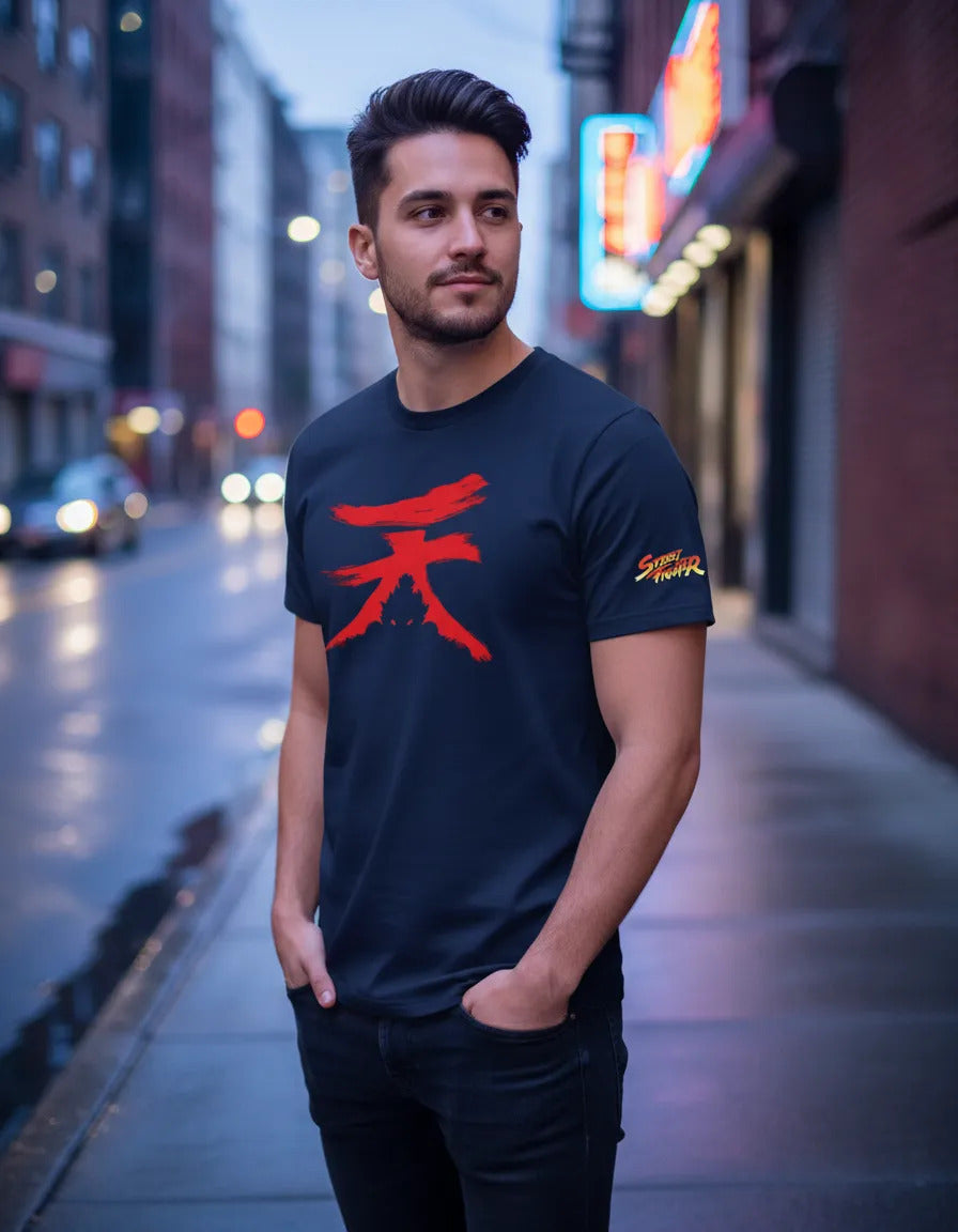 Playera Akuma Street Fighter Videojuegos Ps5 Xbox Pc Gamer
