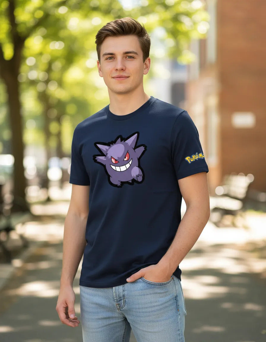 Playera Pokémon Gengar Pikachu Charmander Bulbasaur Squirtle