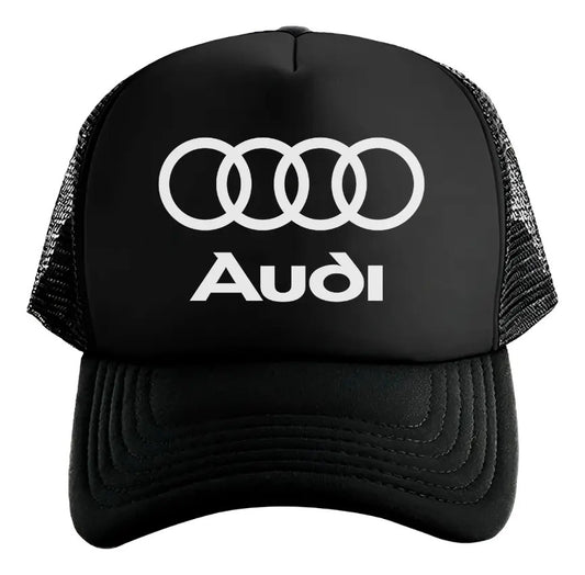 Gorra Audi Vehículo Automóvil Automovilismo Piloto Carro Negro Ajustable Audi